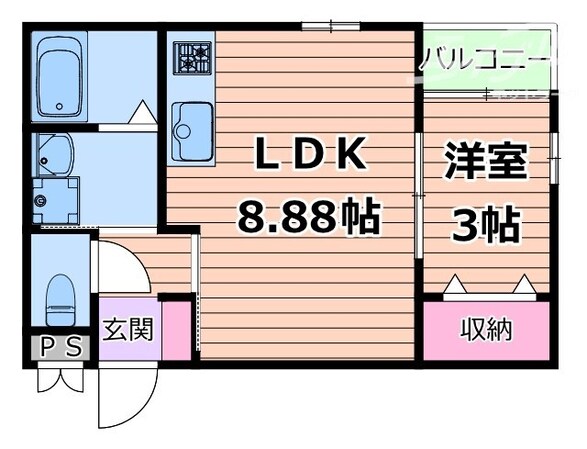 レーヴ茨木元町の物件間取画像